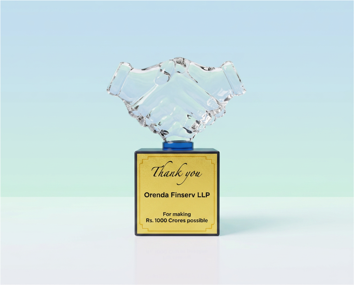 Partner recognition for making ₹1,000 Crore possible.